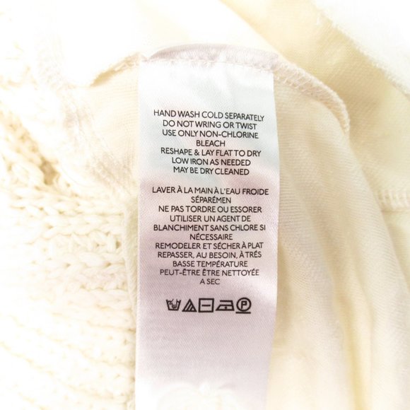 By Anthropologie Twofer Layered Sweater Ivory - Small - Picture 8 of 10